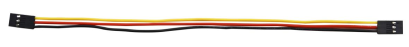 Cable 26AWG dupont de 20cm 3 pines H-H