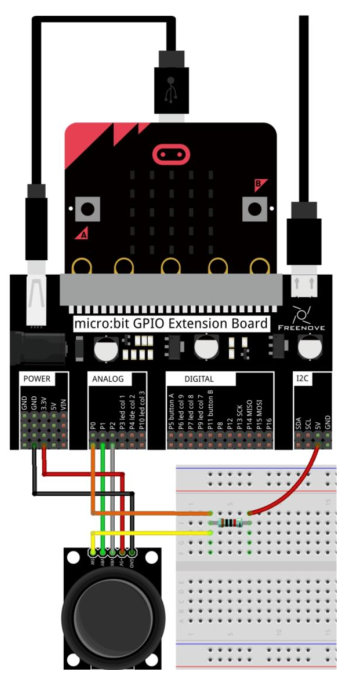 Montaje del joystick