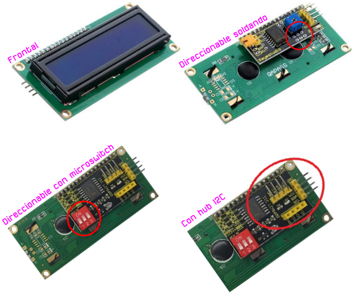 LCD 2x16 con módulo I2C