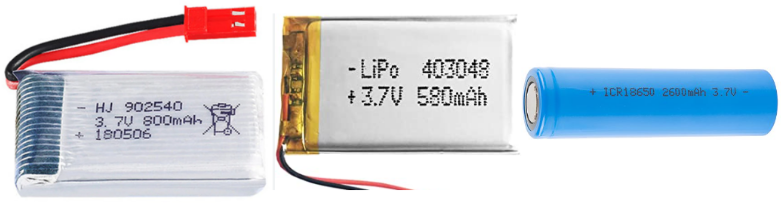 Baterías Lipo 1S