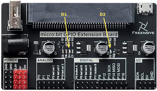 Extension board de Freenove