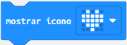 Bloque 'mostrar icono'
