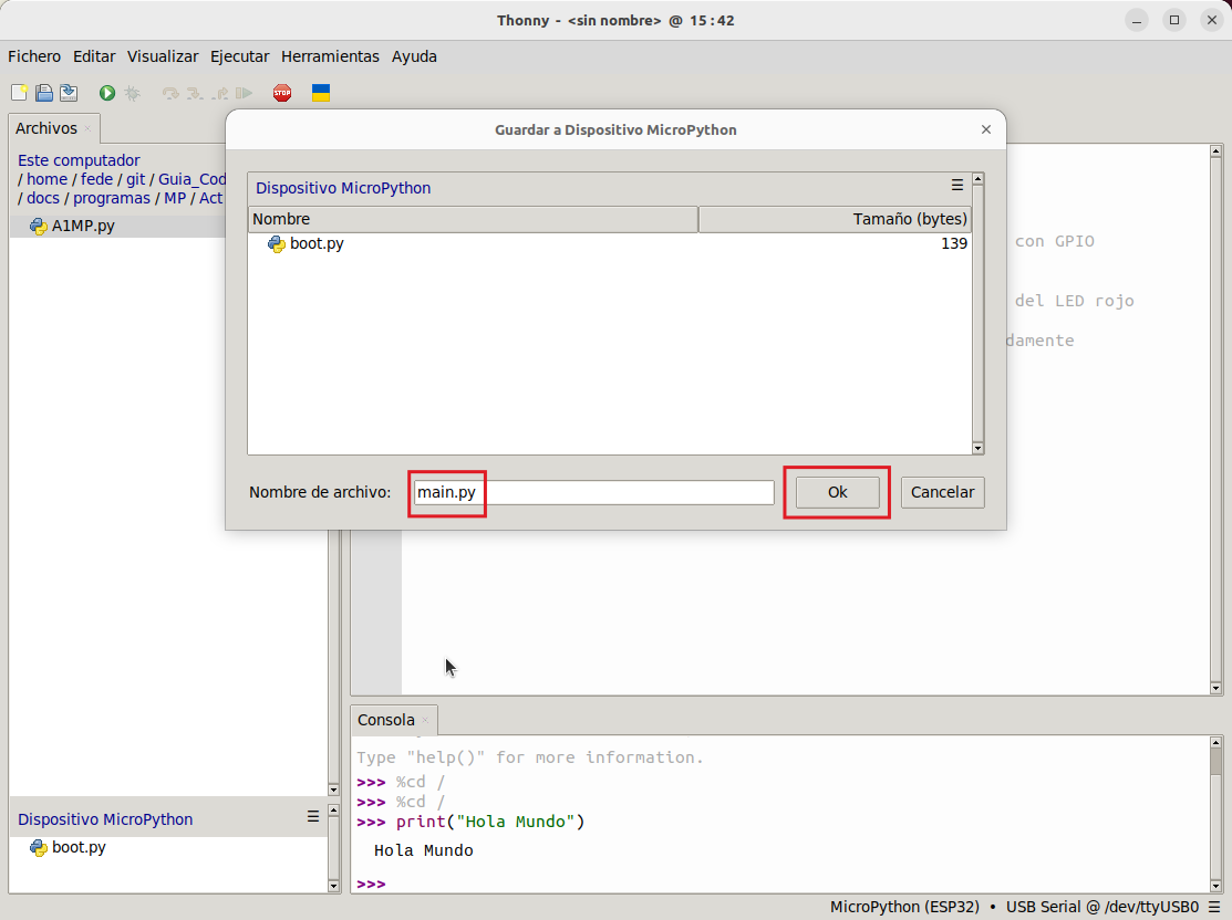 Guarda en dispositivo MicroPython como main.py