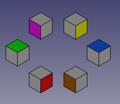 Distribución de cubos