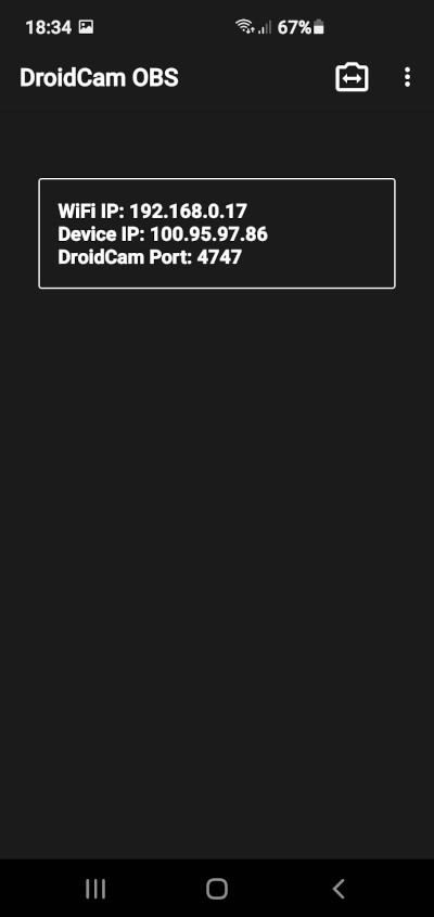 DroidCam OBS: datos para configurar OBS