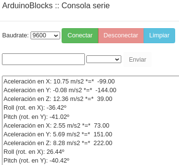 Consola de la actividad A30.1