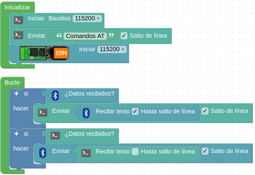 Programa para comandos AT