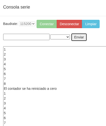 Resultado contador de color