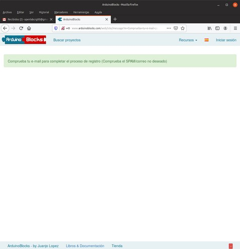 Cuenta ArduinoBlocks