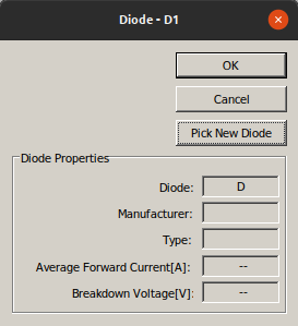 Acceso a configuraciones del diodo