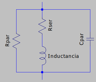 Modelo equivalente de una bobina