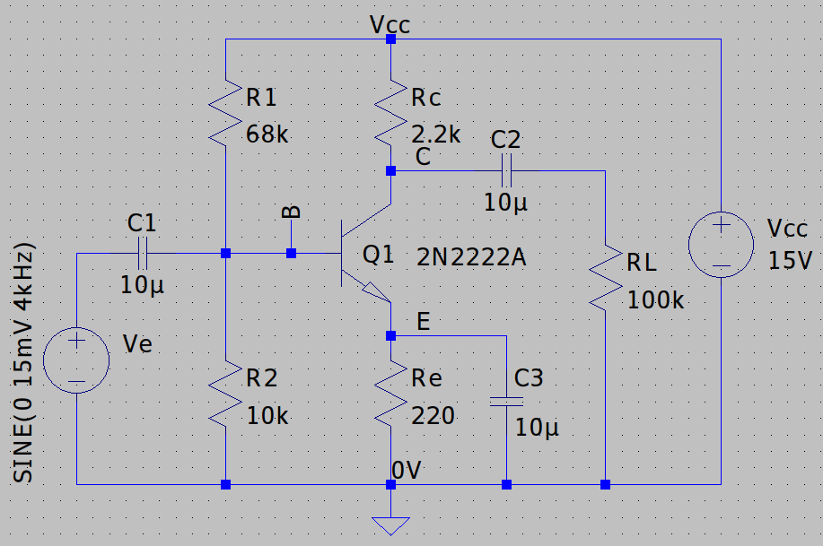 Amplificador en emisor común