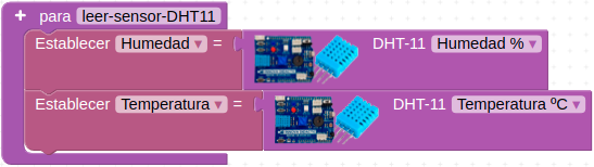 Función leer sensor DHT11